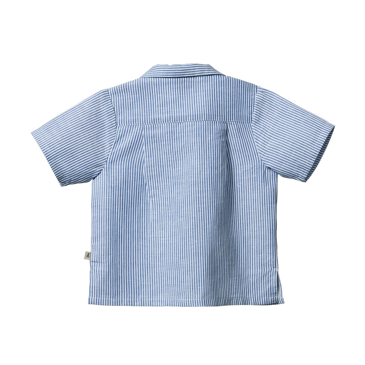 NATURE BABY GUTHRIE SHIRT LINEN BLUE STRIPE