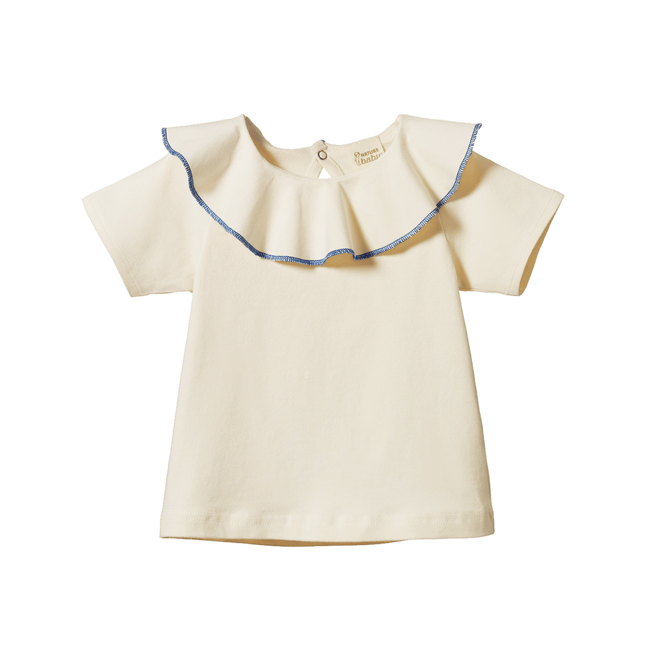 NATURE BABY TATE RUFFLE TOP NATURAL