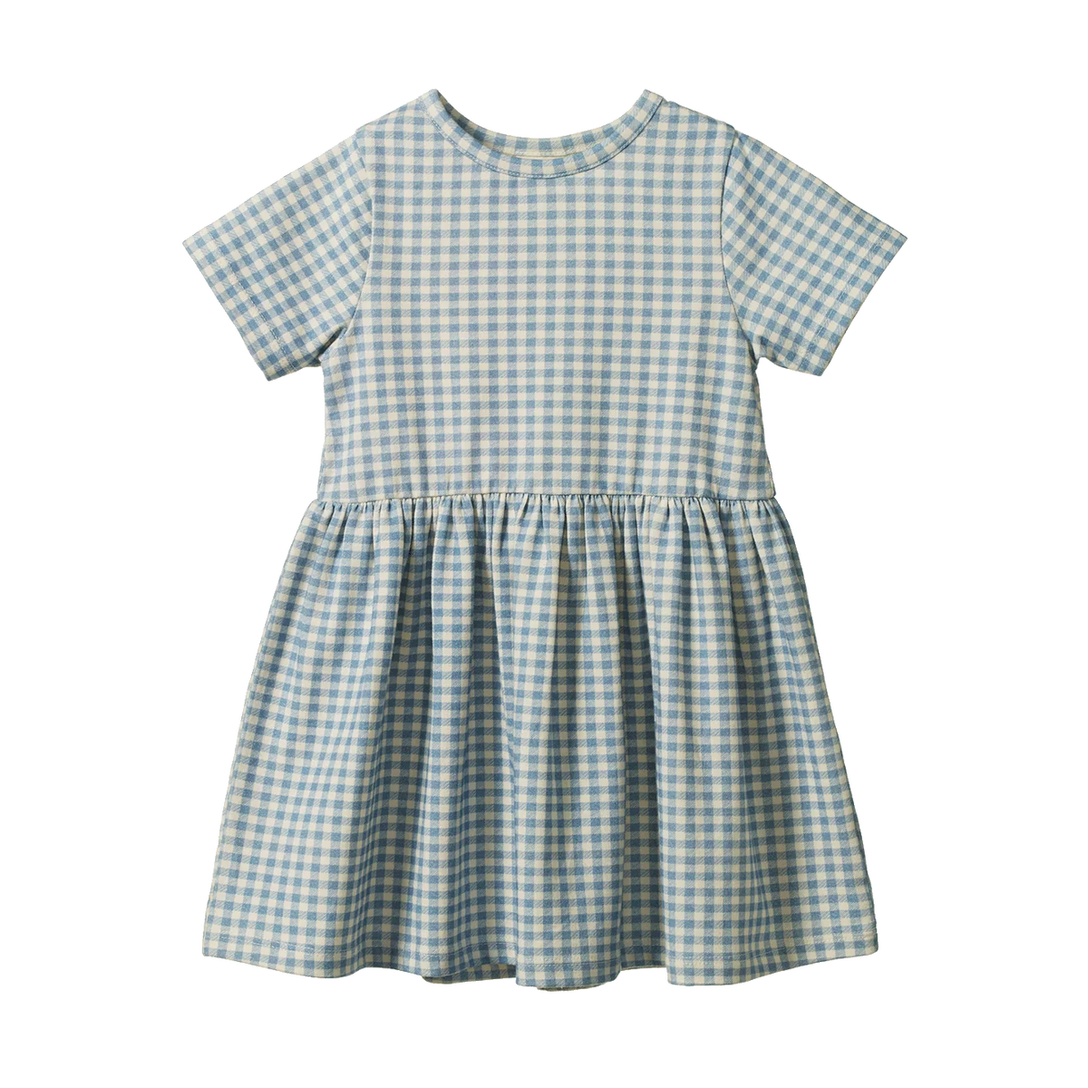 NATURE BABY SATURDAY DRESS BLUE GINGHAM