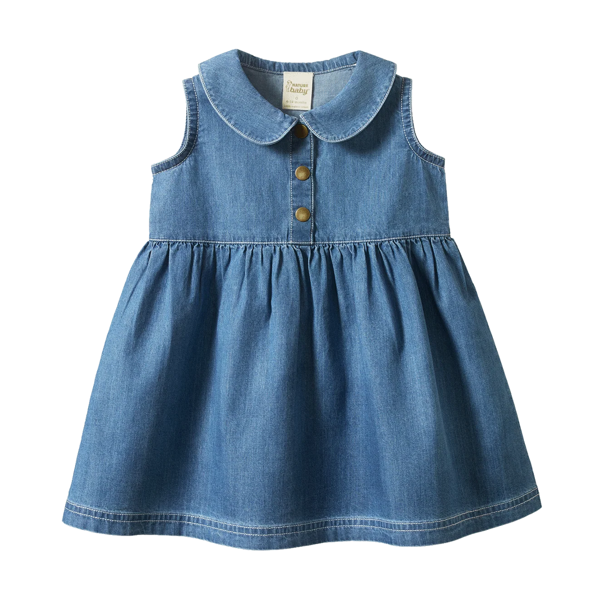 NATURE BABY BIRDY DRESS SKY