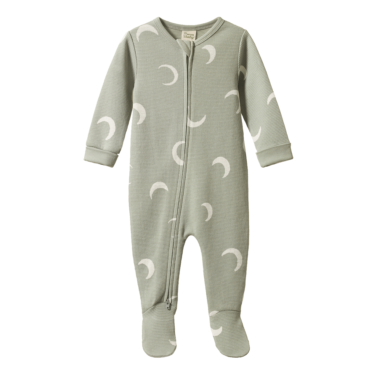 NATURE BABY DREAMLANDS SUIT WAFFLE CRESCENT PRINT