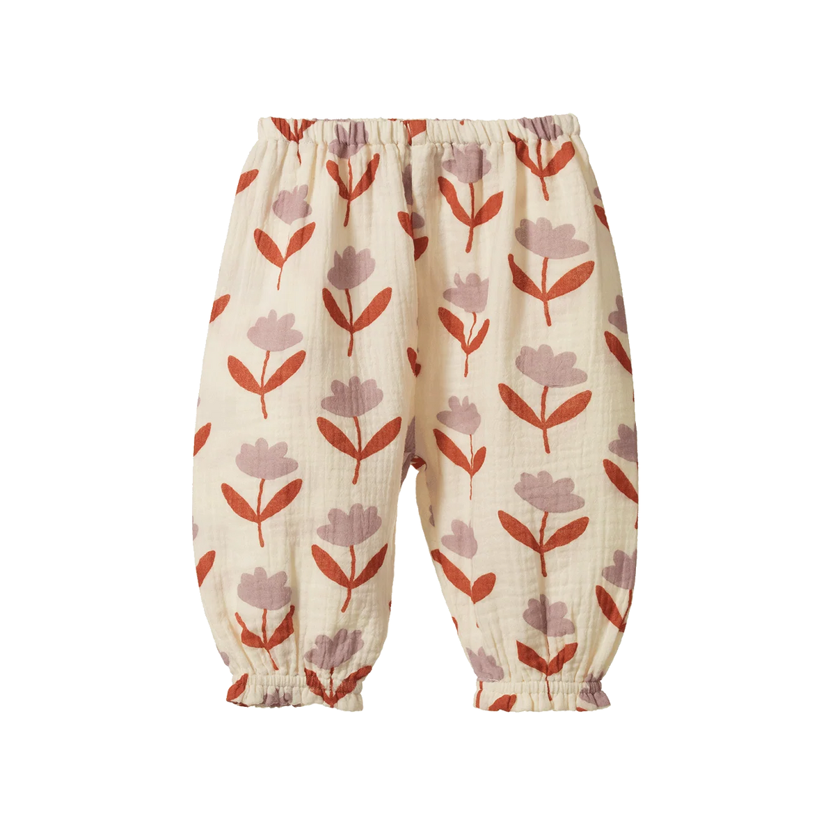 NATURE BABY DAPHNE PANTS MUSLIN FLEURETTE PRINT