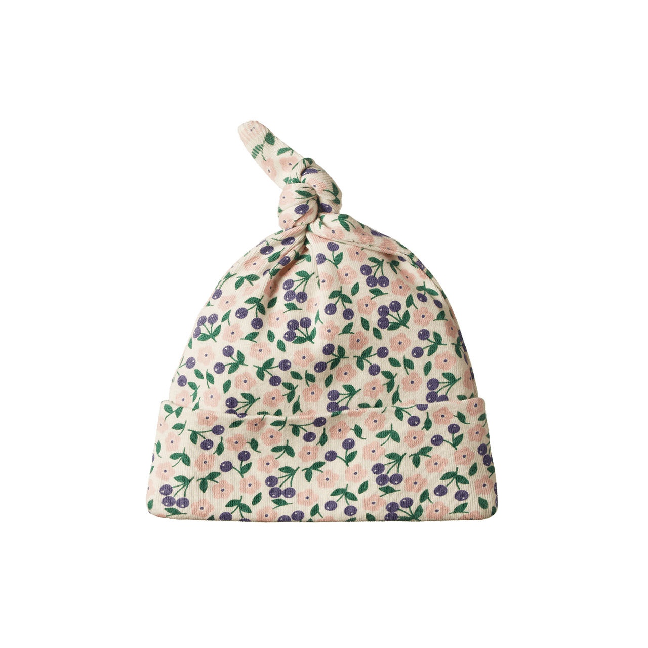 NATURE BABY COTTON KNOTTED BEANIE - BRIARWOOD