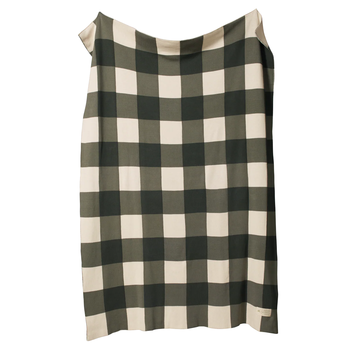 NATURE BABY DUNE BASSINET BLANKET THYME CHECK