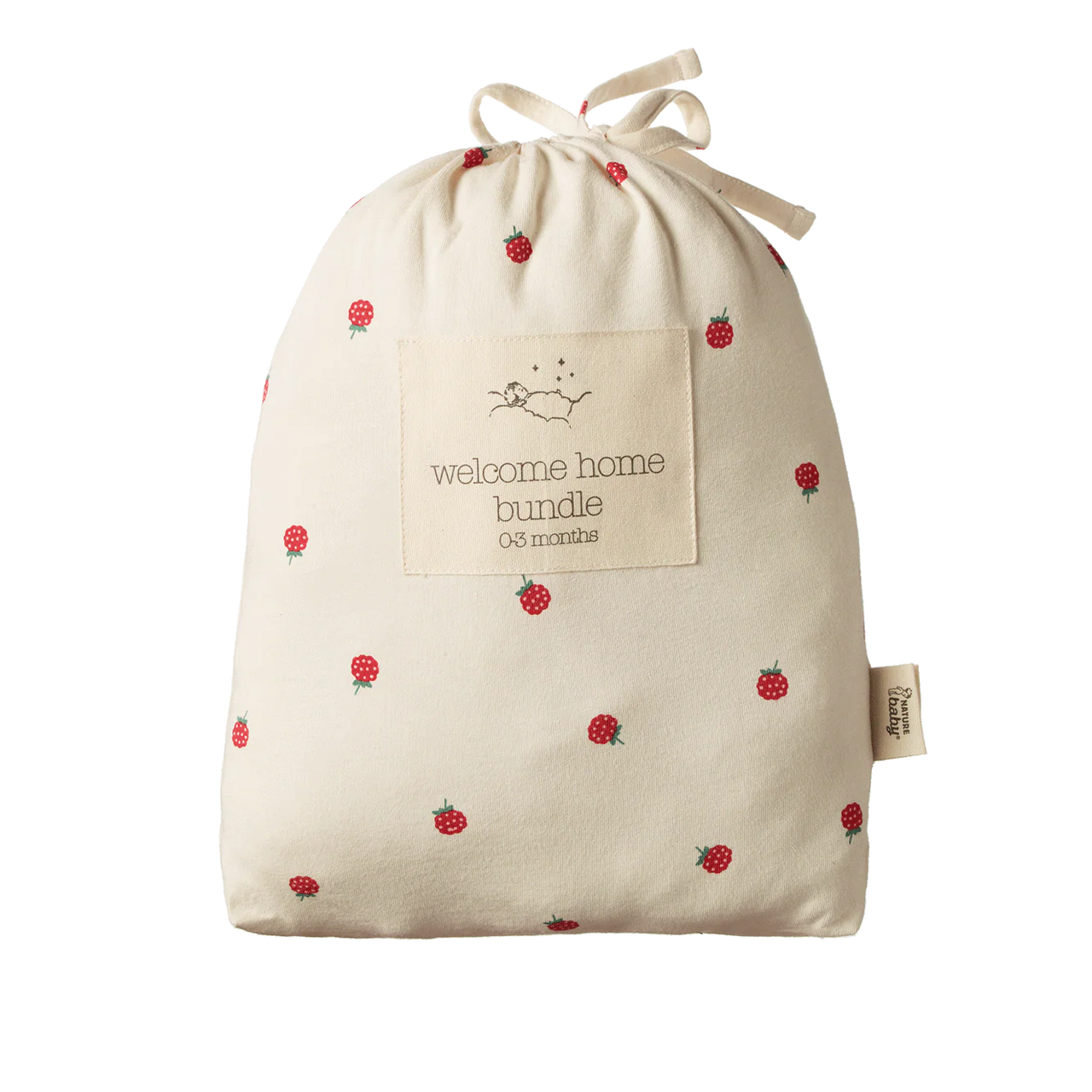 NATURE BABY WELCOME HOME BUNDLE RASPBERRY PRINT