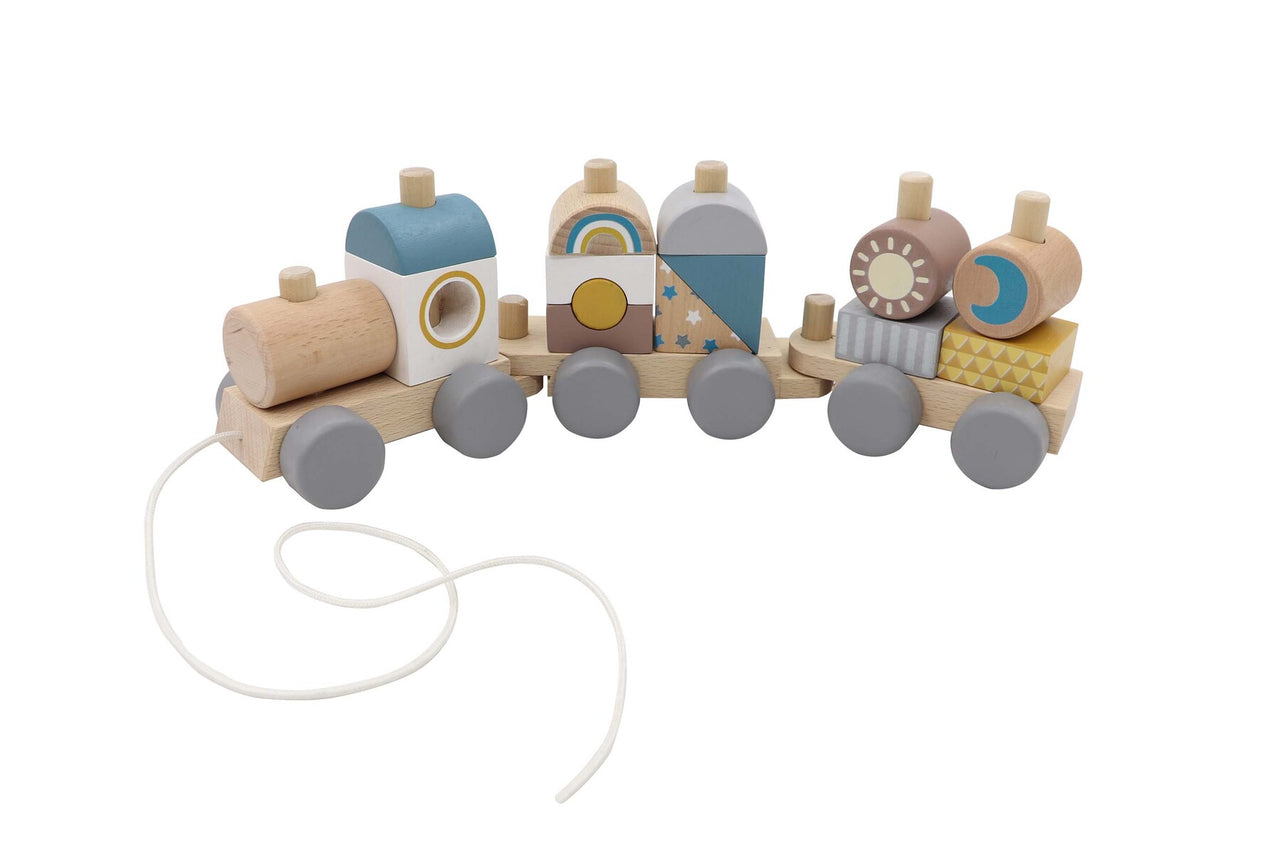 CALM & BREEZY STACKING TRAIN BLOCK TRAIN