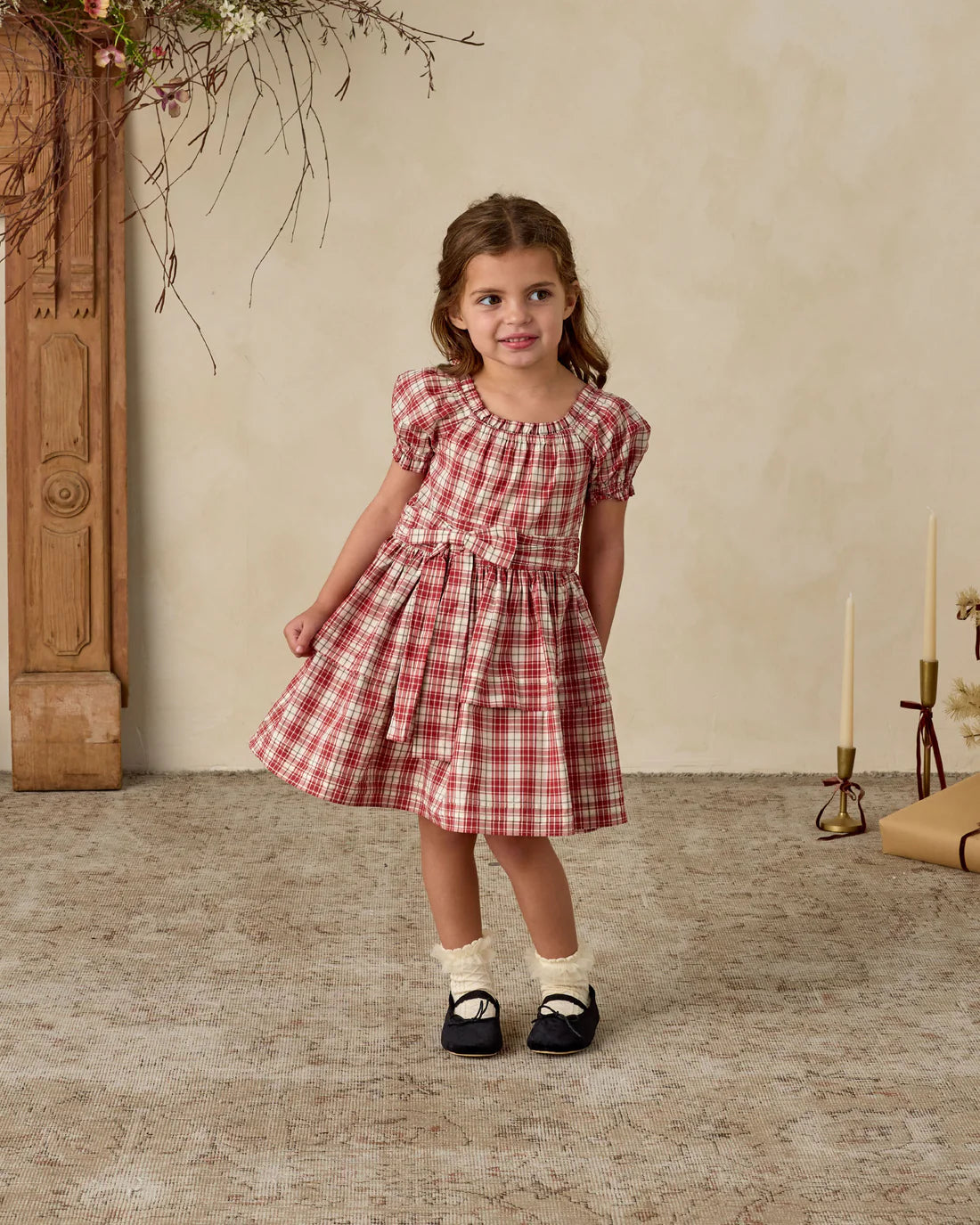 NORA LEE ANNETTE DRESS HOLIDAY TARTAN