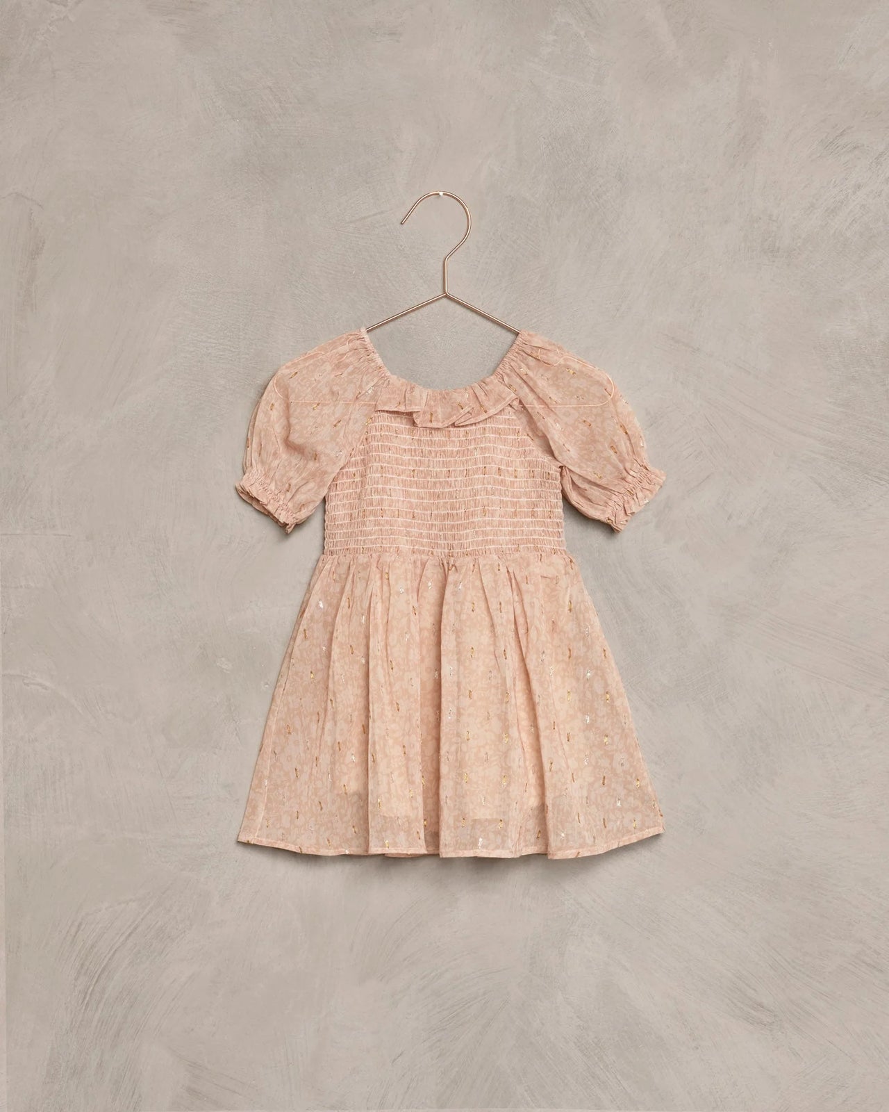 NORA LEE MILLIE DRESS-BLUSH FLORET