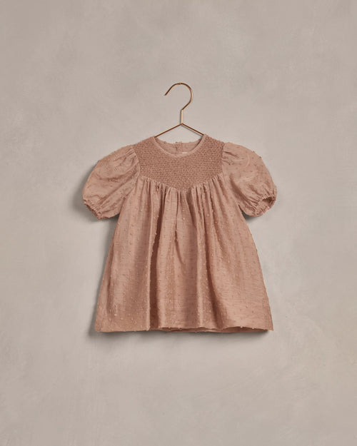 NORA LEE DAPHNE DRESS-DUSTY ROSE