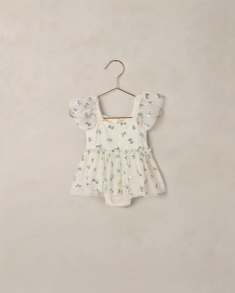 NORA LEE MARGOT ROMPER BOWS