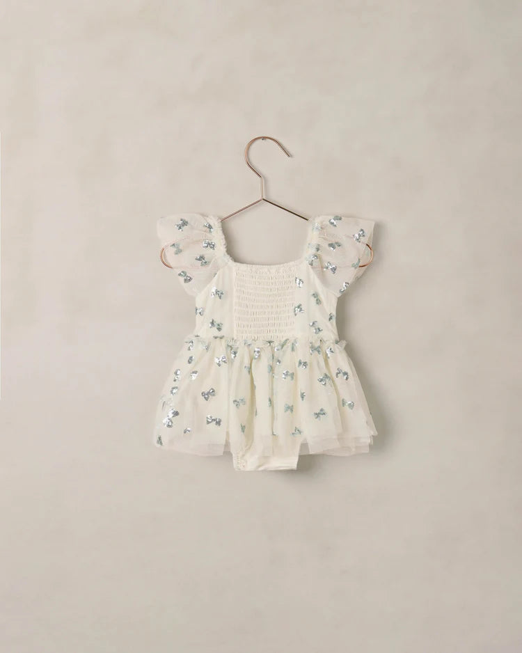 NORA LEE MARGOT ROMPER BOWS