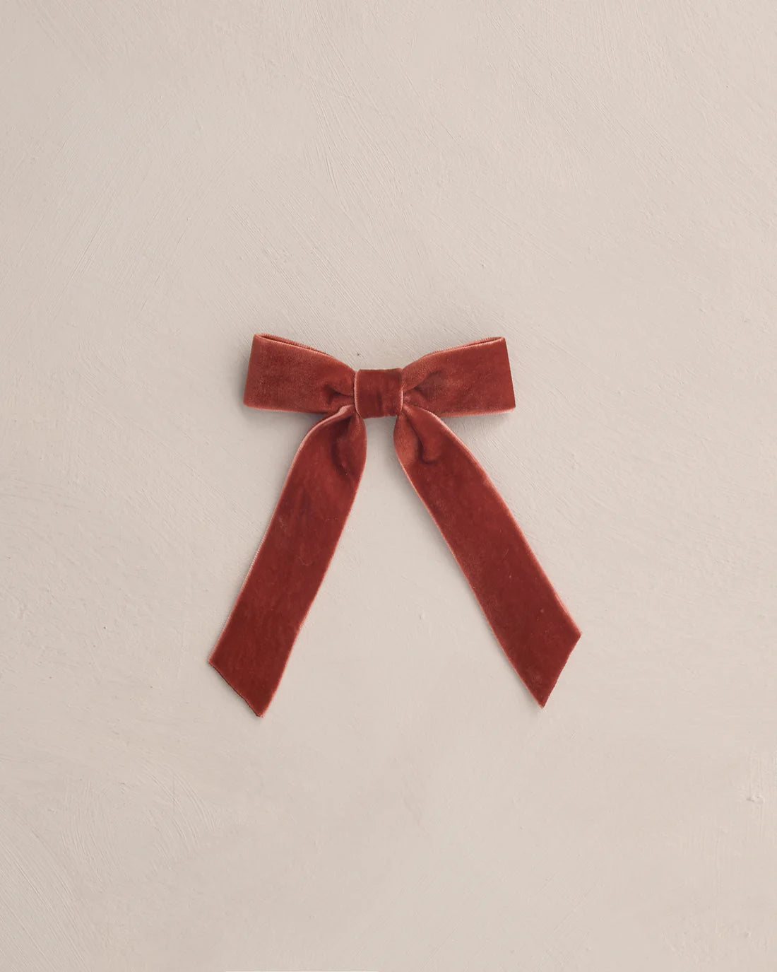 NORA LEE VELVET BOW RUBY
