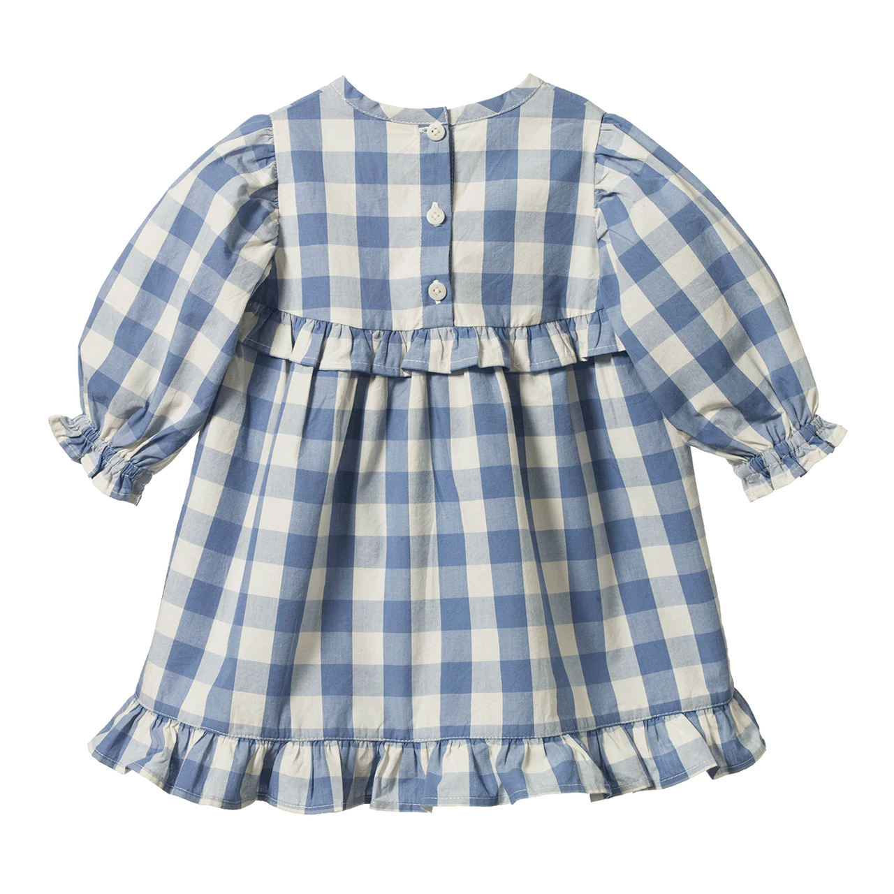 NATURE BABY NORA DRESS BLUEBELLE CHECK