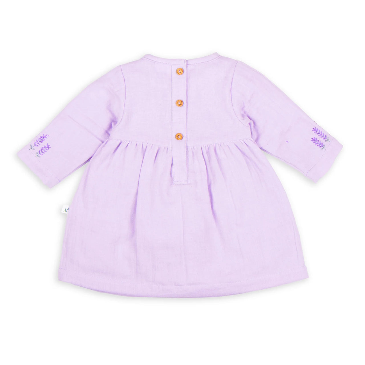 TINY TWIG EMBROIDERY DRESS LAVENDER FROST