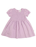 KYND BABY SHORT SLEEVE LINEN DRESS - ORCHID