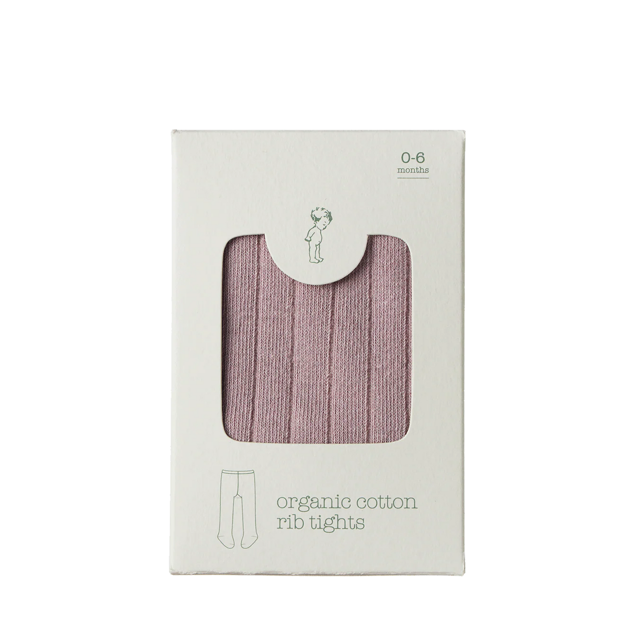 NATURE BABY ORGANIC COTTON TIGHTS LILAC