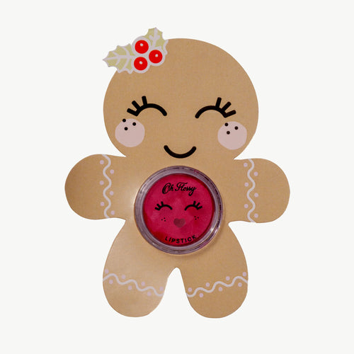 OH FLOSSY LIPSTICK STOCKING STUFFER GINGERBREAD GIRL