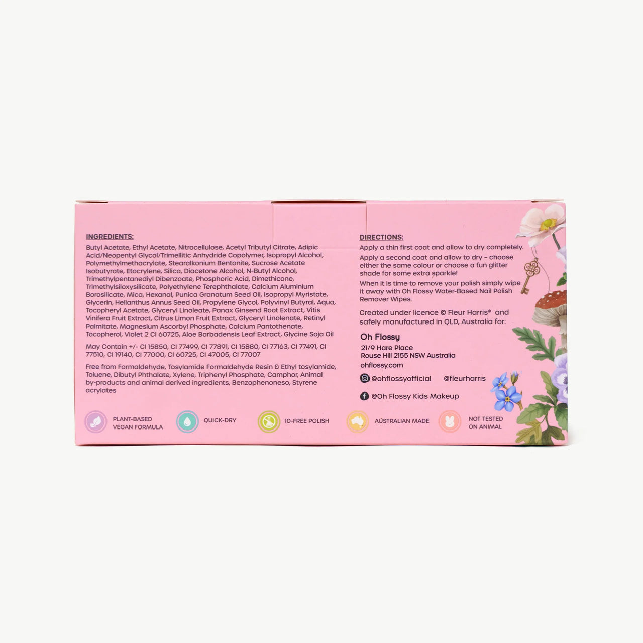 OH FLOSSY X FLEUR HARRIS GARDEN OF DREAMS NAIL POLISH SET