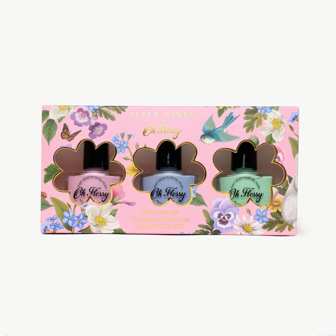 OH FLOSSY X FLEUR HARRIS GARDEN OF DREAMS NAIL POLISH SET