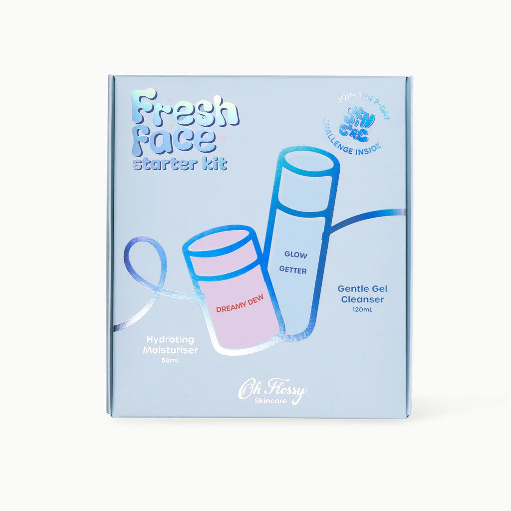 OH FLOSSY FRESH FACE SKINCARE STARTER KIT