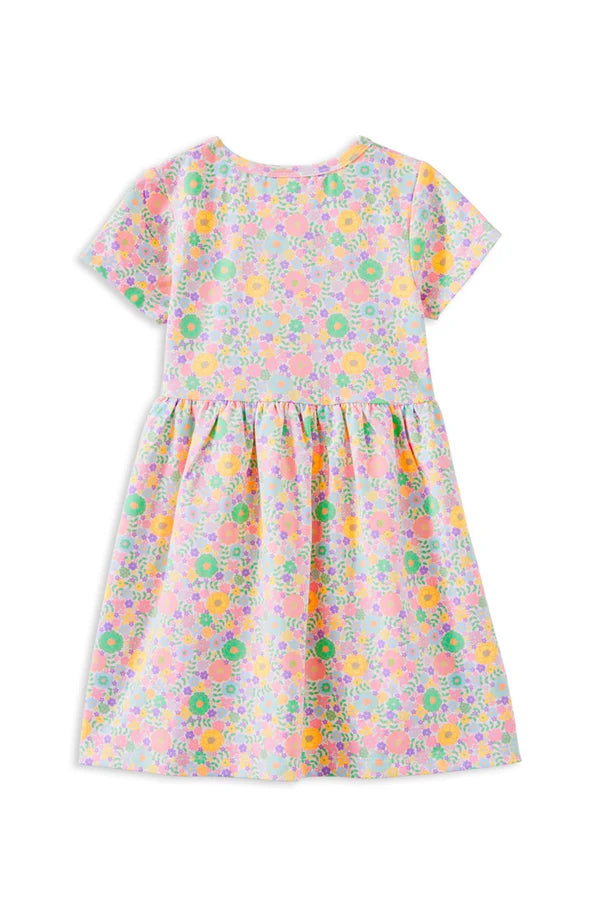 MILKY PASTEL GARDEN DRESS