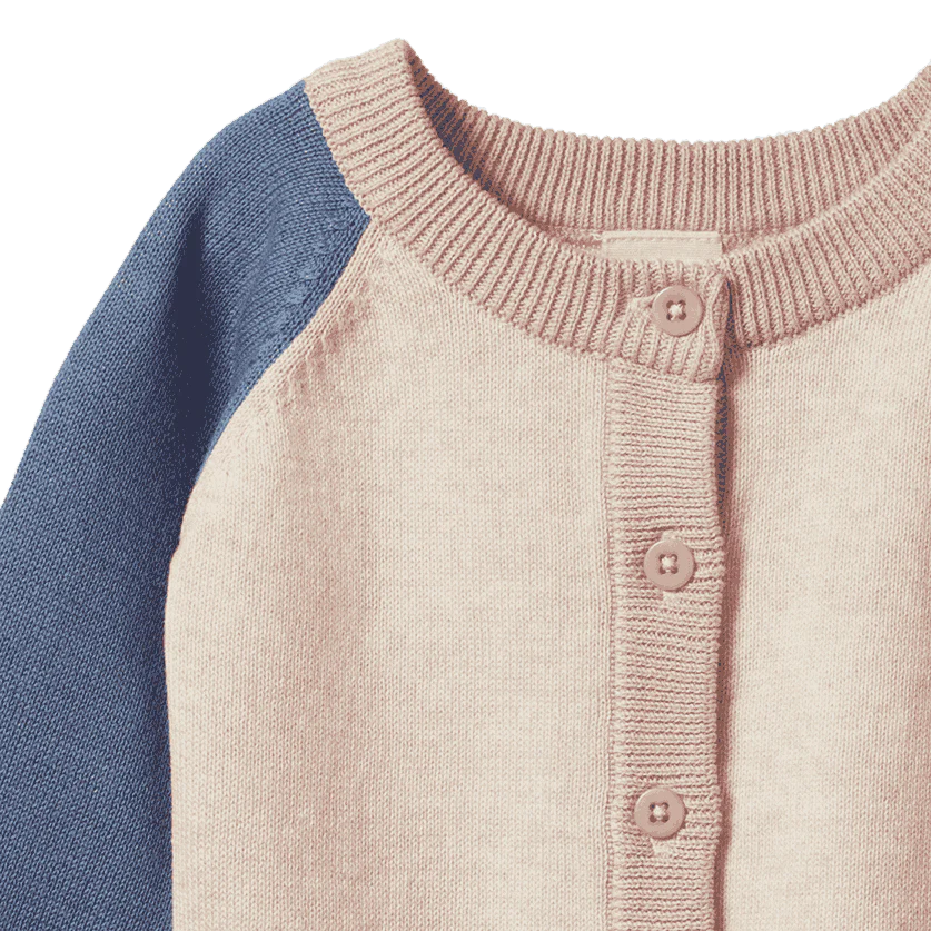 NATURE BABY PIPER CARDIGAN DUSKY TRIO