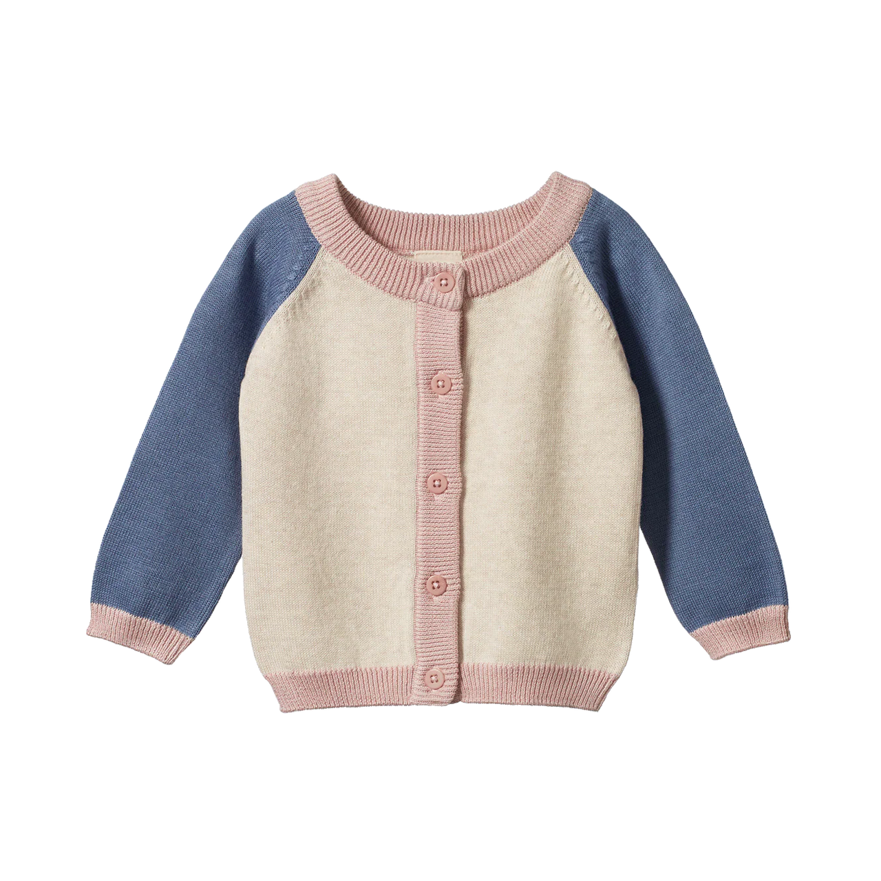 NATURE BABY PIPER CARDIGAN DUSKY TRIO