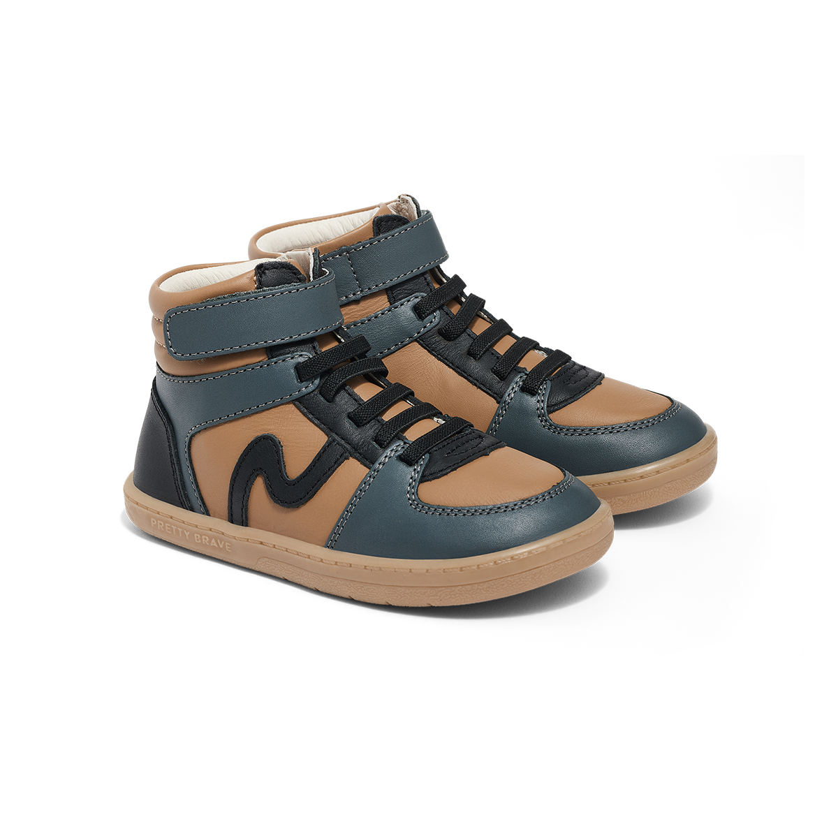 PRETTY BRAVE HI TOP TAN COMBO