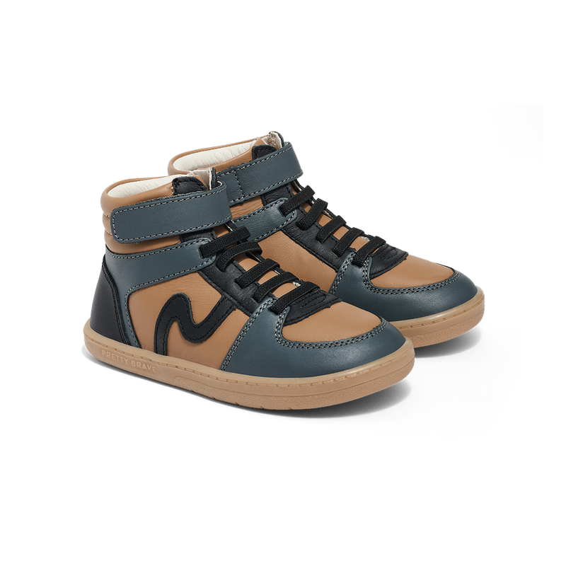 PRETTY BRAVE HI TOP TAN COMBO