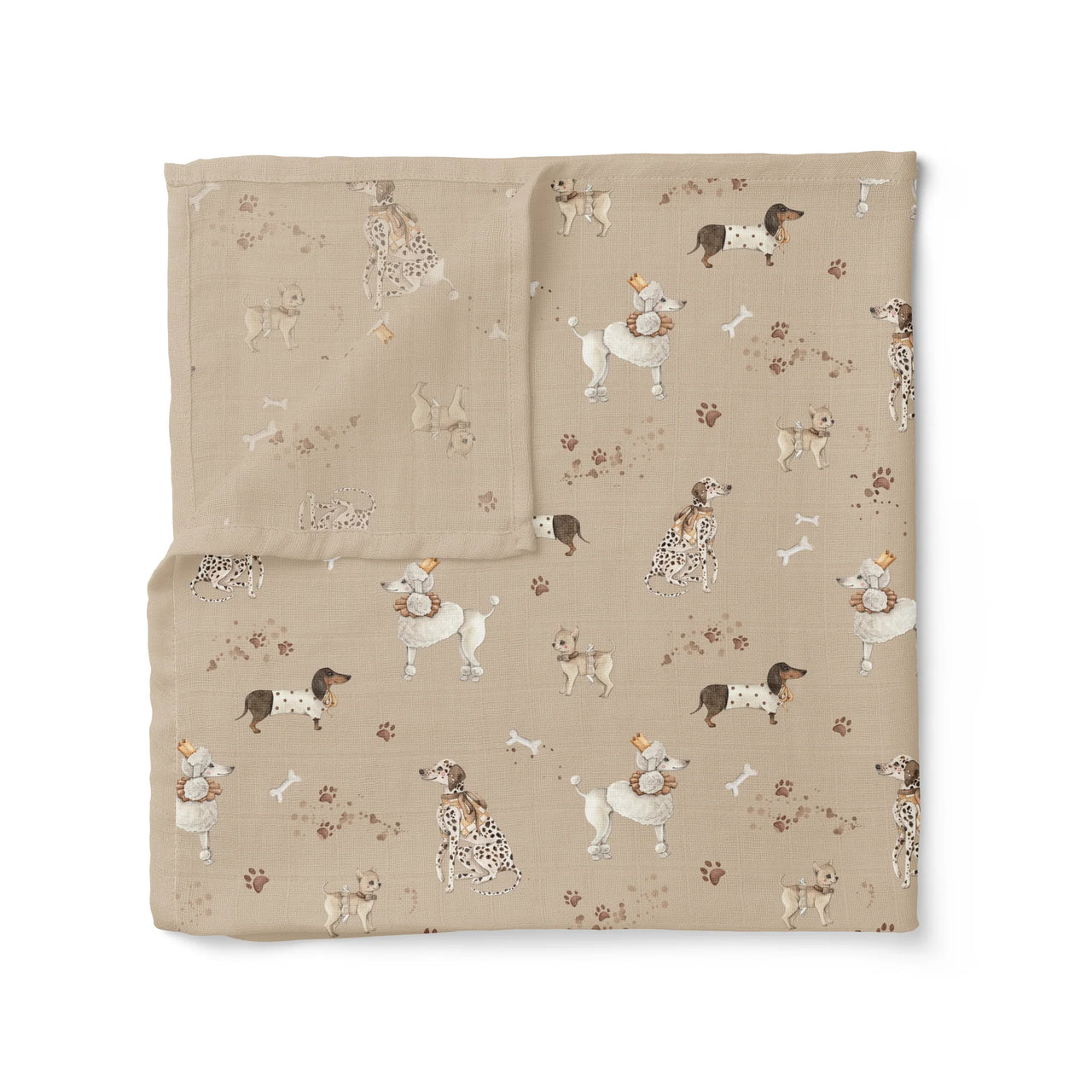 CONFETTI KIDZ MUSLIN SWADDLE - SHOW PUPS
