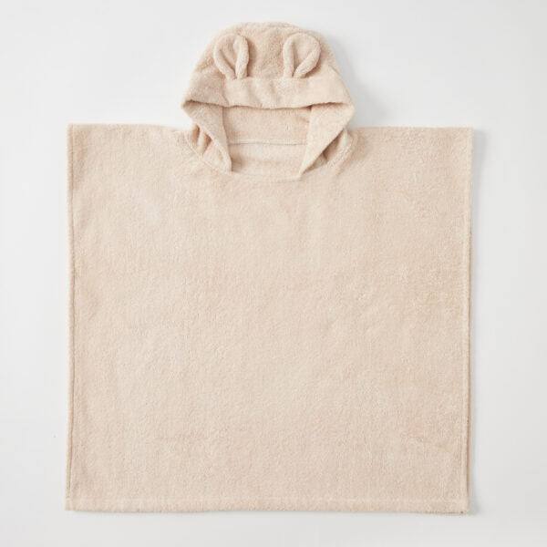SUNSHINE NATURAL HOODED PONCHO