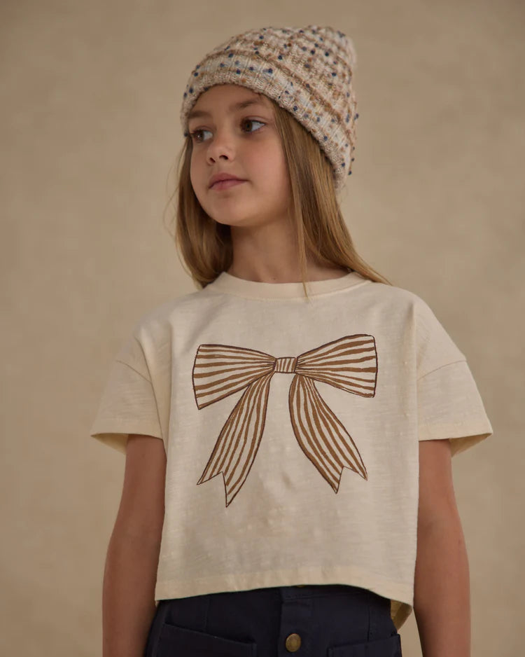 RYLEE & CRU BOXY TEE / BOW