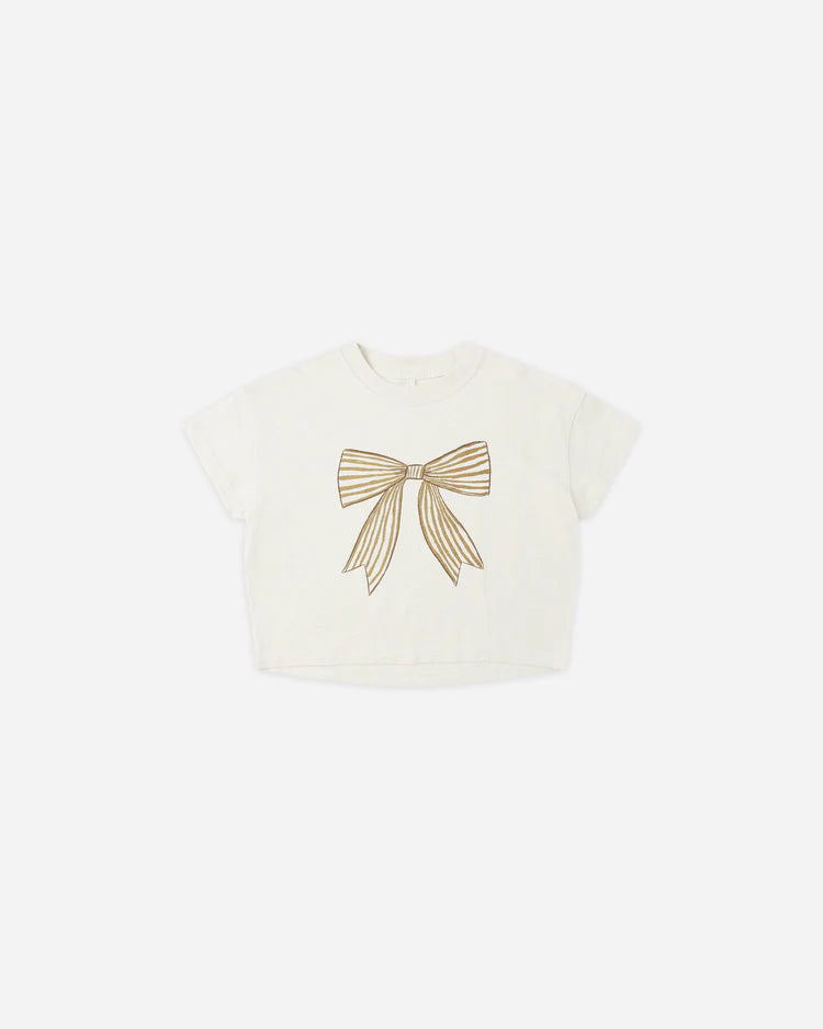 RYLEE & CRU BOXY TEE / BOW