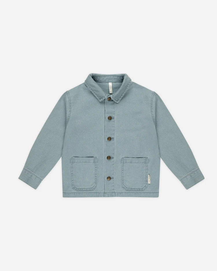 RYLEE & CRU ENZO OVERSHIRT / OCEAN