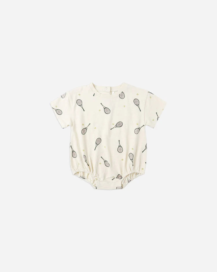 RYLEE & CRU RELAXED BUBBLE ROMPER - TENNIS