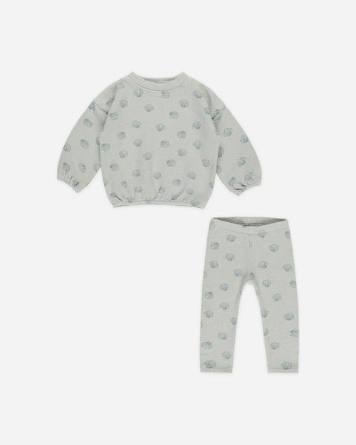 RYLEE & CRU SPONGEY KNIT SET / SEASHELLS