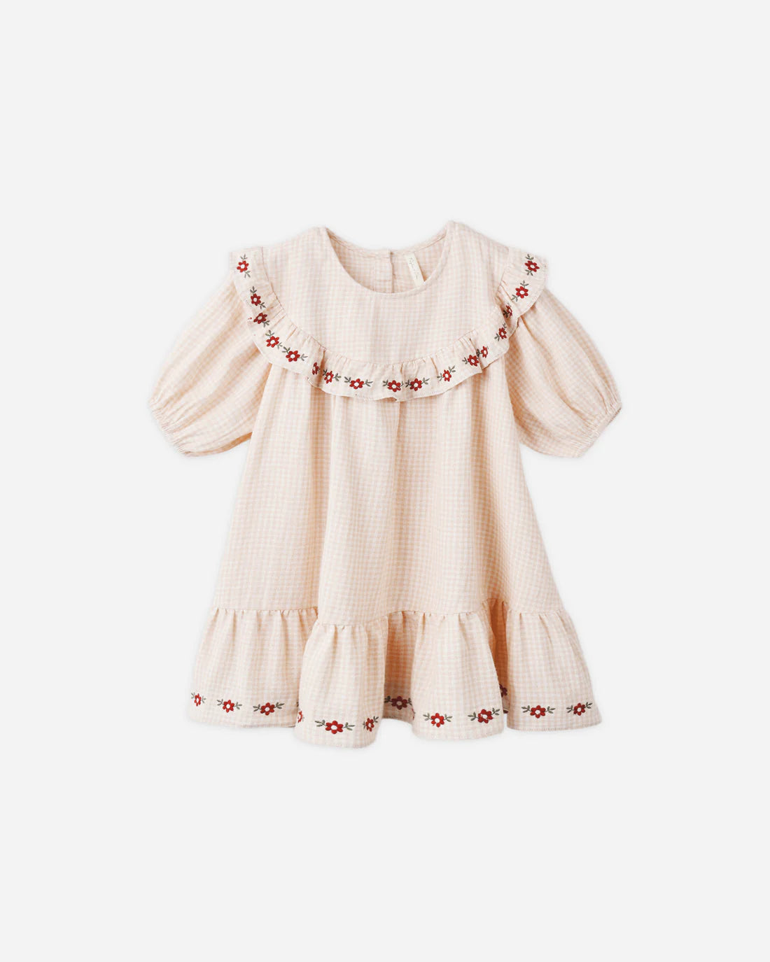 RYLEE & CRU CORDELIA DRESS PETAL GINGHAM