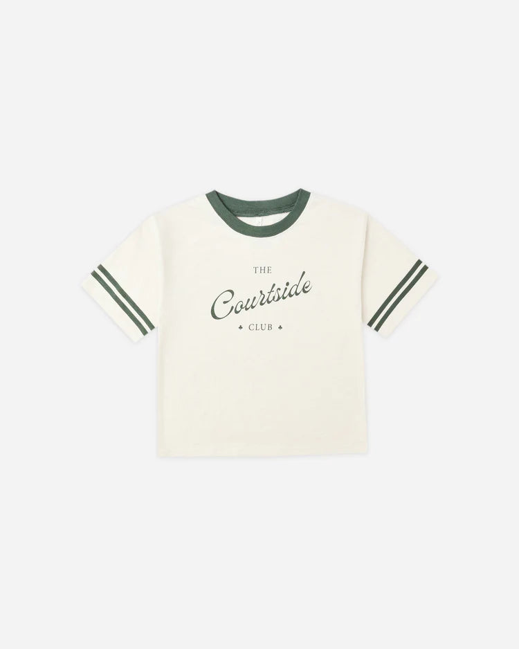 RYLEE & CRU VARSITY TEE - COURTSIDE CLUB