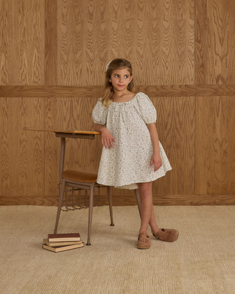 RYLEE & CRU SABRINA MINI DRESS - BLUE VINES