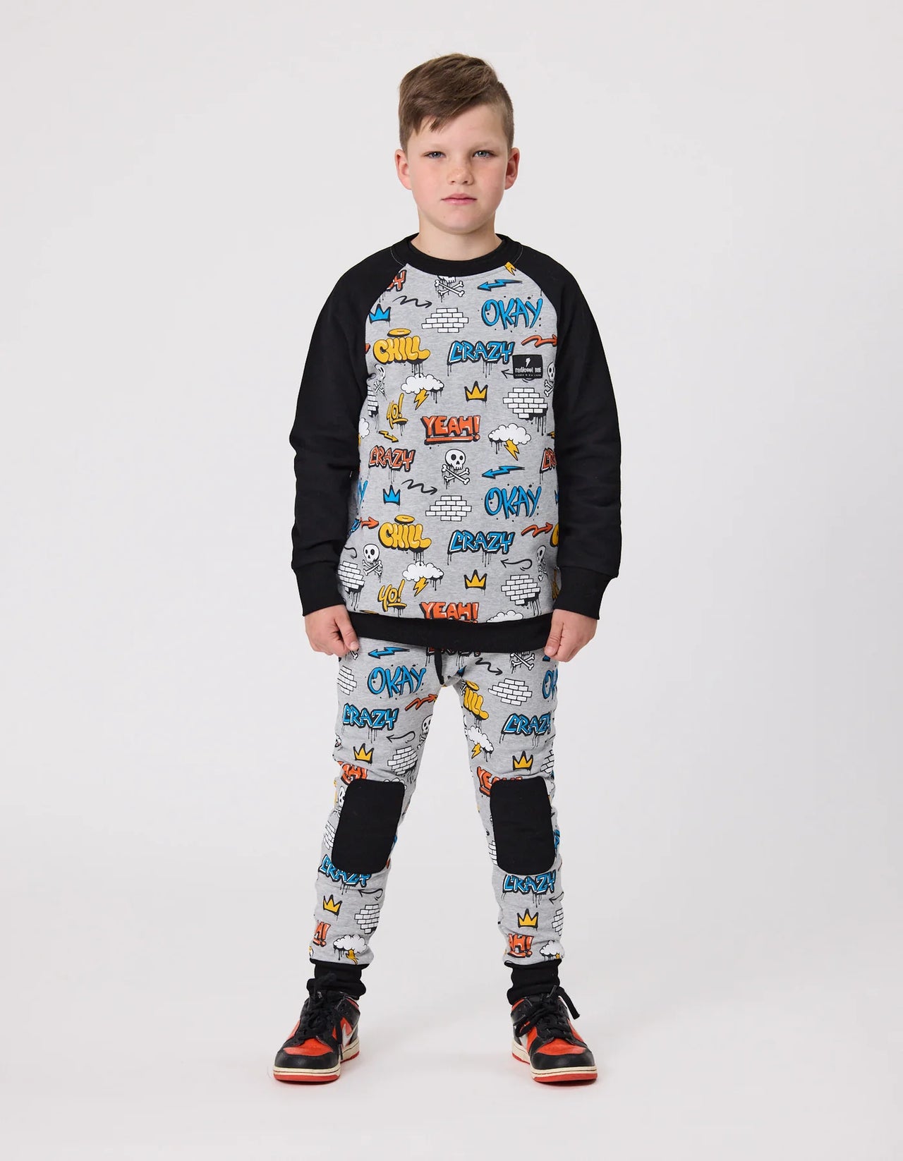 RADICOOL GRAFFITI RAGLAN CREW