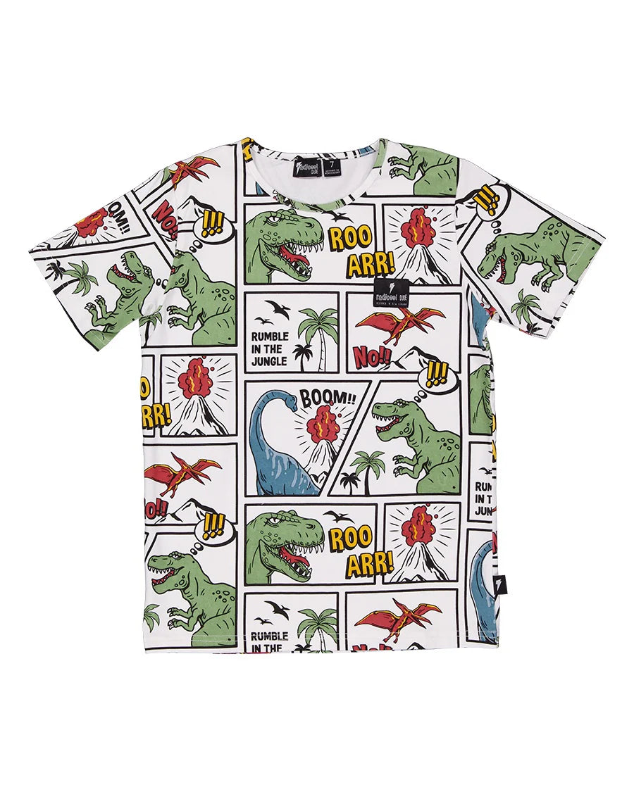RADICOOL COMIC DINO TEE