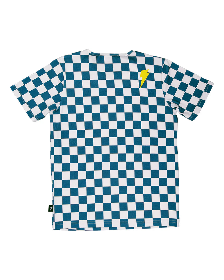 RADICOOL SMILEY CHEQUERBOARD TEE