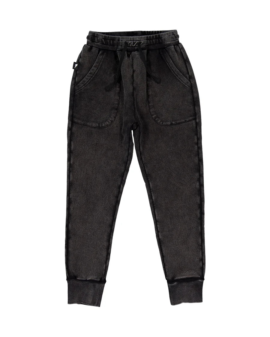RADICOOL RELAXED PANT IN ACID WASH BLACK