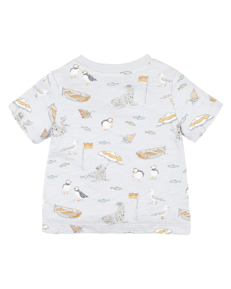 FOX & FINCH PUFFIN PRINT TEE
