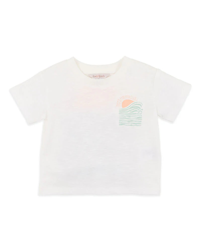 FOX & FINCH SURFS UP SAVE THE OCEAN TEE