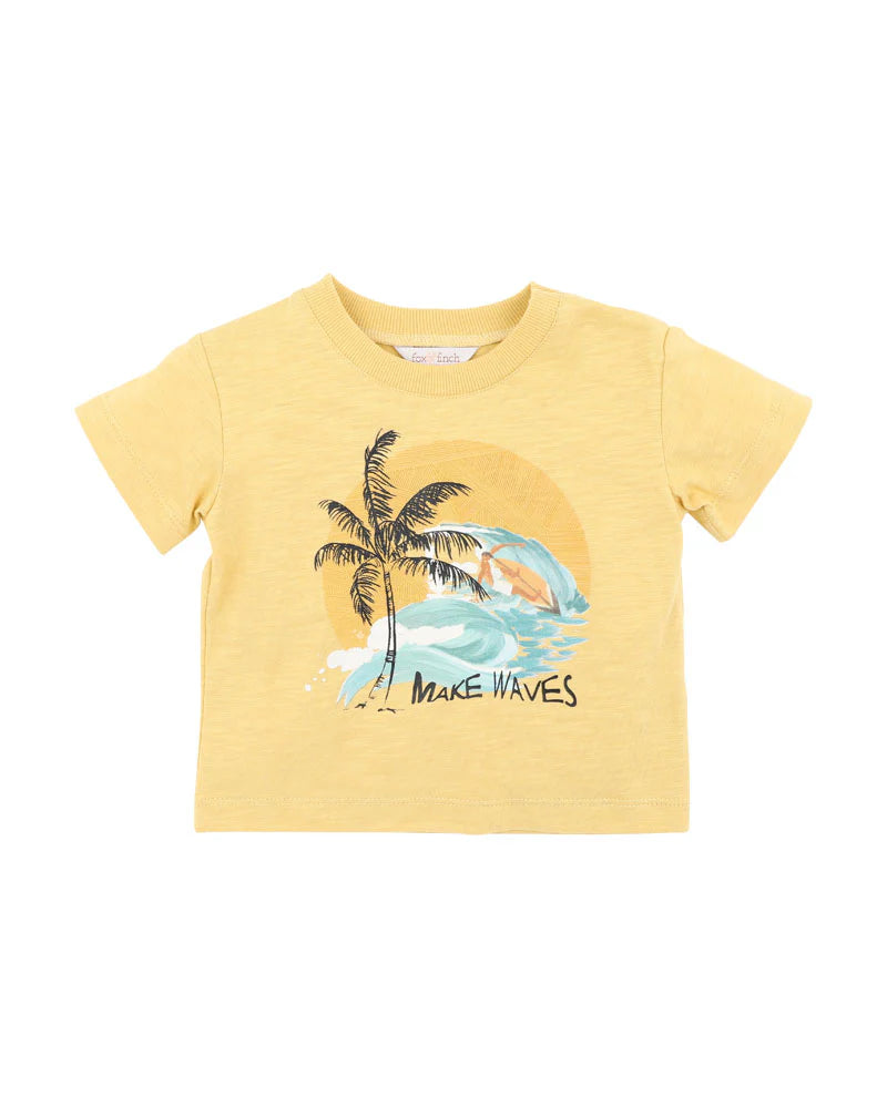 FOX & FINCH SURFS UP MAKE WAVES TEE