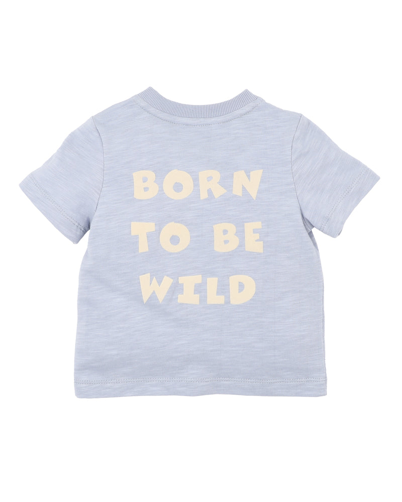 FOX & FINCH WILDLINGS BORN TO BE WILD TEE (3-5Y)