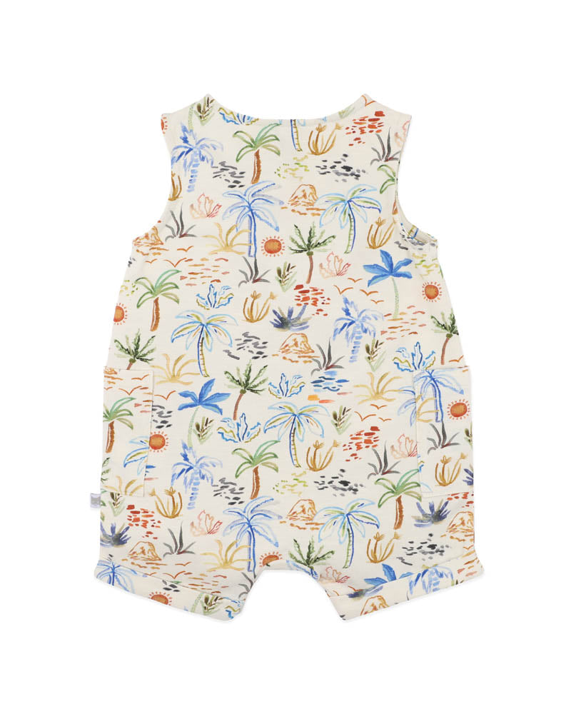 FOX & FINCH HAVANA ORGANIC BUTTON UP ROMPER