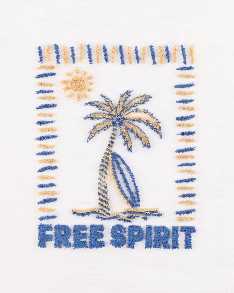 FOX & FINCH HAVANA FREE SPIRIT ORGANIC TEE