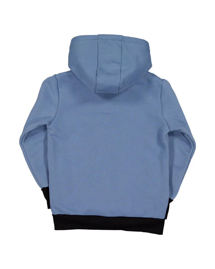RADICOOL TRIBE ZIP HOOD IN SLATE BLUE